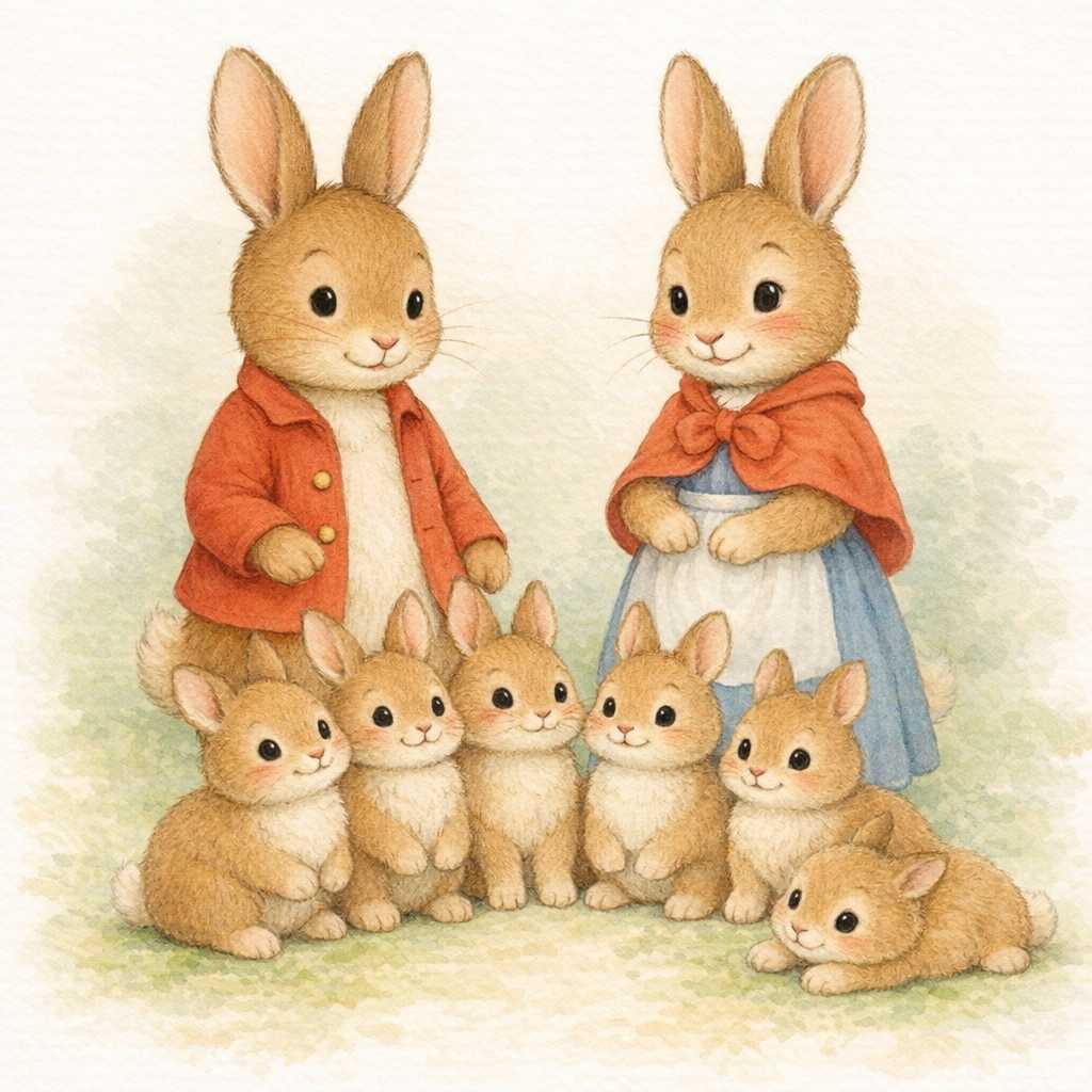 Cover image for The Tale of the Flopsy Bunnies